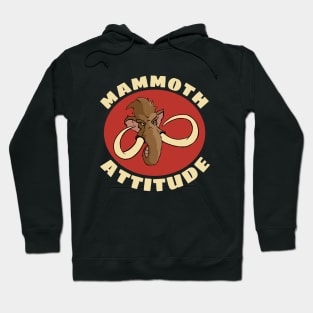 Woolly Mammoth Pun Mammoth Attitude Graphic Hoodie